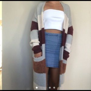 COPY - long open sweater